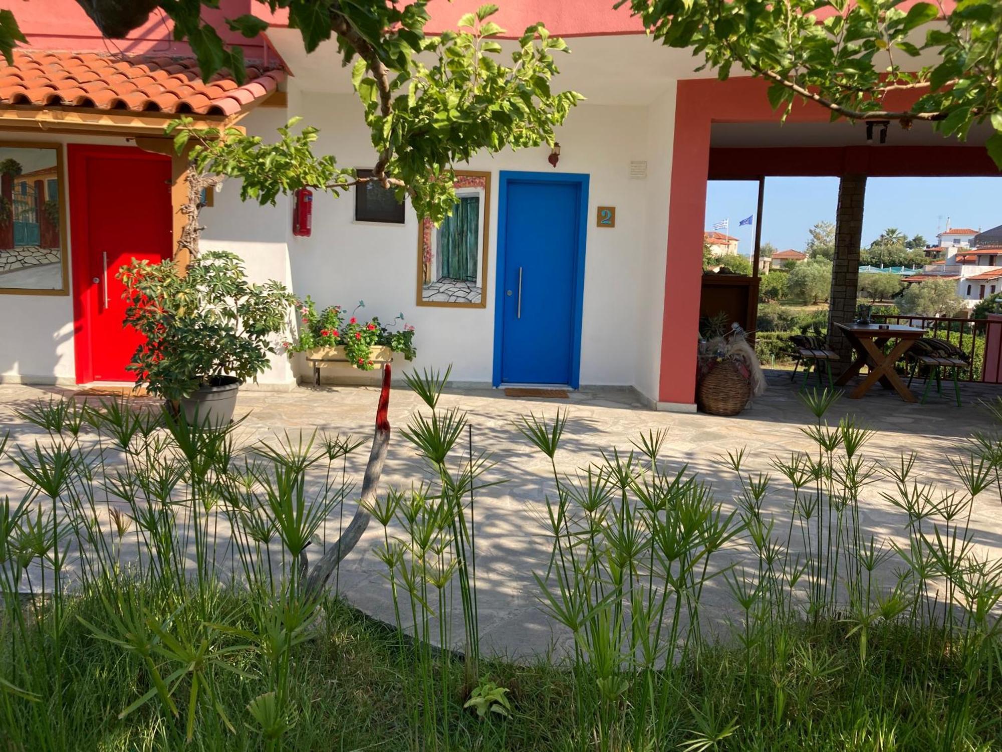 דירות Marianna Sea View Afitos מראה חיצוני תמונה