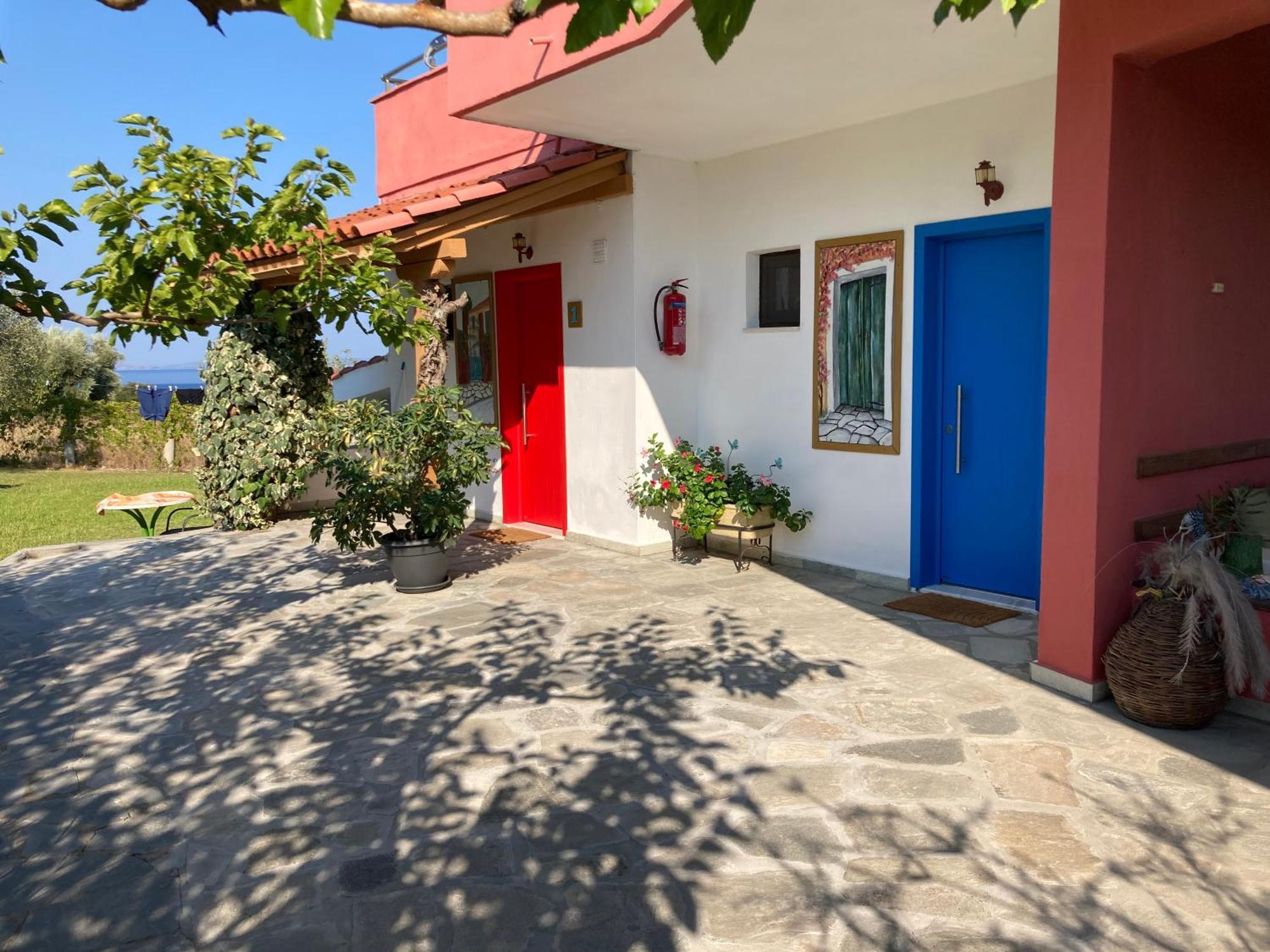 דירות Marianna Sea View Afitos מראה חיצוני תמונה